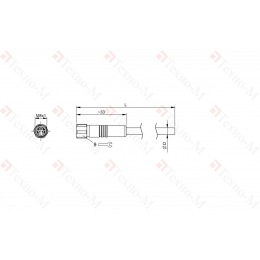 Разъем с кабелем Balluff BCC S394-0000-10-003-VX04T4-020