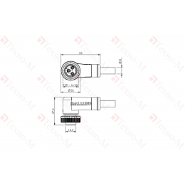 Разъем с кабелем Balluff BCC A323-0000-10-097-PX03A5-100