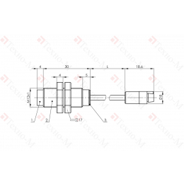 Емкостной датчик уровня Balluff BCS M12T4D1-XXS80G-EP02-GZ01-002