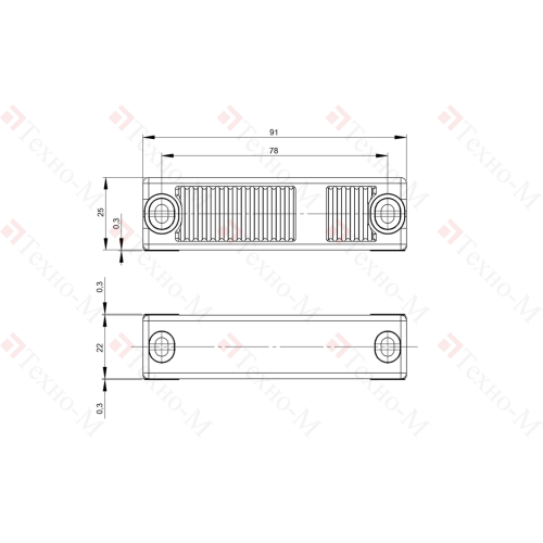 Магнитный датчик безопасности Balluff BID R03K-4R3S0