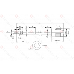 Оптоволоконный кабель Balluff BFO 18A-XAA-UZG-30-1
