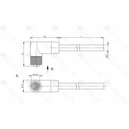 Разъем с кабелем Balluff BCC M425-0000-1L-150-PX85A5-050