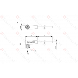 Разъем с кабелем Balluff BCC S323-0000-10-004-PX0334-030