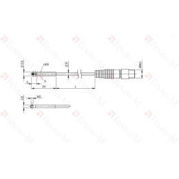 Магнитный датчик для цилиндра Balluff BMF 233K-PS-C-2A-SA2-S49-00,5