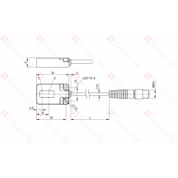 Оптический датчик Balluff BOS R01E-PO-KF20-00,2-S49