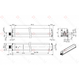 Многолучевой барьер безопасности Balluff BLG 4A-015-600-014-O01-SX