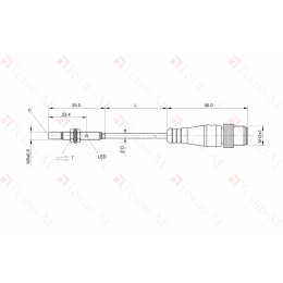 Индуктивный датчик Balluff BES M05ED-PSC50F-EP00,3-GS04