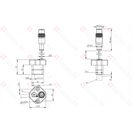 Индуктивный датчик линейных перемещений Balluff BIP AD0-B014-01-EB00,15-S4