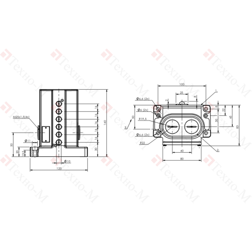 Блочный выключатель Balluff BNS 819-D06-D16-100-10