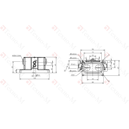 Блочный выключатель Balluff BNS 819-D02-K12-62-10