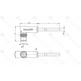 Разъем с кабелем Balluff BCC M425-0000-2A-043-PS0534-100