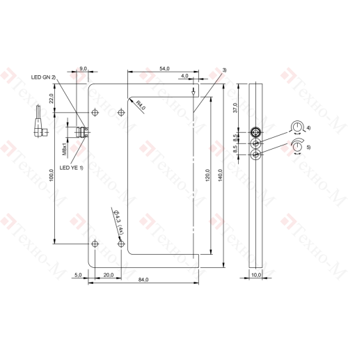 Щелевой датчик Balluff BGL 120A-008-S49