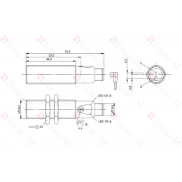 Оптический датчик Balluff BOS 18M-PS-LD20-S4