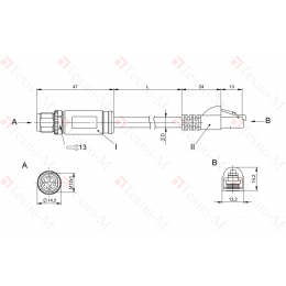 Соединительный кабель Balluff BCC M418-E818-8X0-723-PS58N9-050