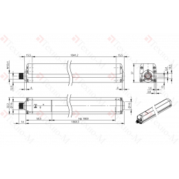 Многолучевой барьер безопасности Balluff BLG 4A-180-600-014-O01-SX
