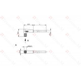 Разъем с кабелем Balluff BCC M224-0000-10-003-PX0414-030