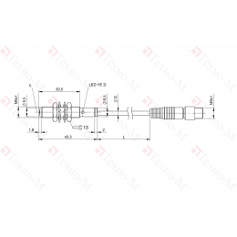 Оптический датчик Balluff BOS 08E-PS-KF20-00,2-S49