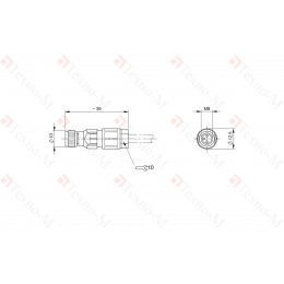 Разъем Balluff BCC M333-0000-10-000-13X350-000