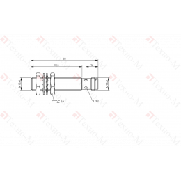 Индуктивный датчик Balluff BES M12MI-PSC40A-S04G-W07