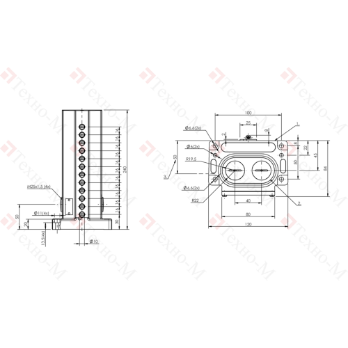 Блочный выключатель Balluff BNS 819-D12-R16-100-10