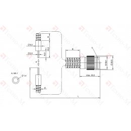 Оптоволоконный кабель Balluff BFO 18A-LGG-MZG-10-1
