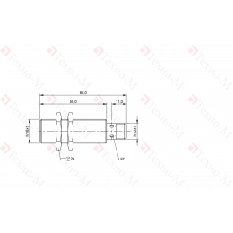 Индуктивный датчик Balluff BES M18EI-PSC80B-S04G-L01