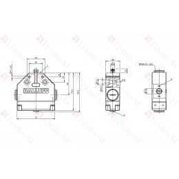 Одиночный выключатель Balluff BNS 813-FL-60-185-FD