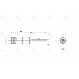 Разъем с кабелем Balluff BCC M41C-0000-1A-169-PS0C25-010-C009