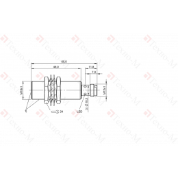 Индуктивный датчик Balluff BES M18EI-PSC72B-S04G-S01