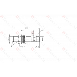 Индуктивный датчик Balluff BES M12EG1-PSC60Z-S04G-S11