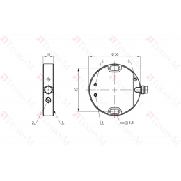Емкостной датчик Balluff BCS D50OO03-YPC25C-S49G