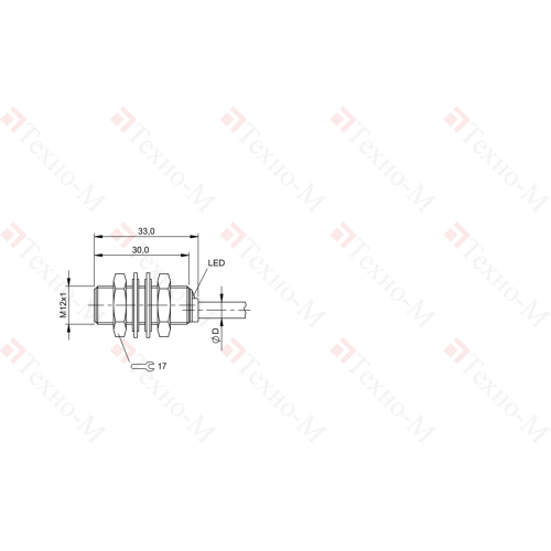 Индуктивный датчик Balluff BES M12MD-PSC40B-BP10-003