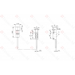 Оптоволоконный кабель Balluff BOH RR-R014-005-01-S49F