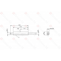 Магнитный датчик для цилиндра Balluff BMF 303K-PS-C-2A-PU-05