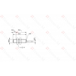 Магнитный датчик Balluff BMF 08M-NS-C-2-KPU-03