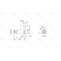 Магнитный датчик для цилиндра Balluff BMF 21K-NS-C-2-S49