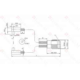 Оптоволоконный кабель Balluff BFO 18A-LEE-MZG-20-1,5