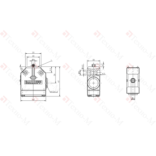Одиночный выключатель Balluff BNS 819-99-R-13