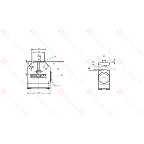 Одиночный выключатель Balluff BNS 819-99-D-11