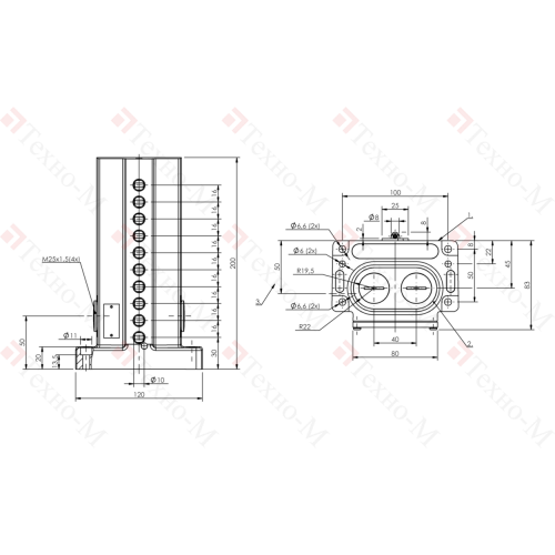 Блочный выключатель Balluff BNS 819-D10-R16-100-10