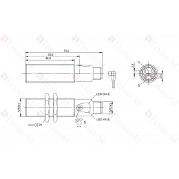 Оптический датчик Balluff BOS 18M-NS-RD20-S4