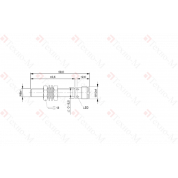 Индуктивный датчик Balluff BES M08EH-NOC15B-S04G