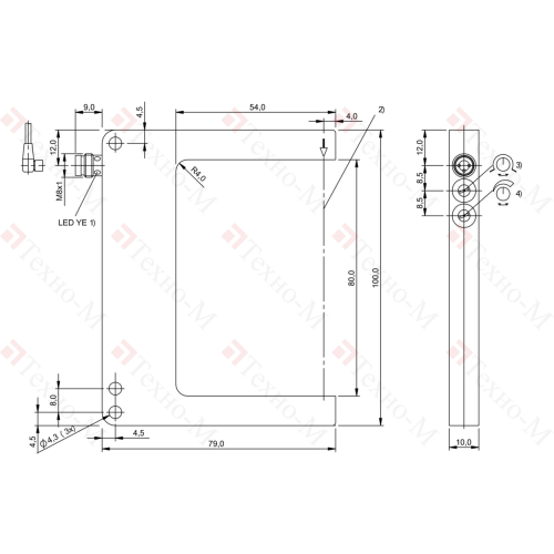 Щелевой датчик Balluff BGL 80A-010-S49