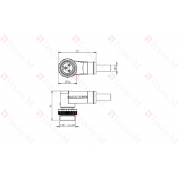 Разъем с кабелем Balluff BCC A323-0000-20-071-VX43W6-100