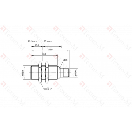 Индуктивный датчик Balluff BES M18MF-USC70B-S04K
