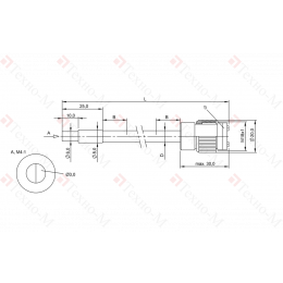 Оптоволоконный кабель Balluff BFO 18A-XAC-SMG-30-1,5