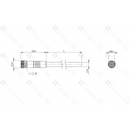 Разъем с кабелем Balluff BCC M318-0000-10-069-PX4825-020-C033