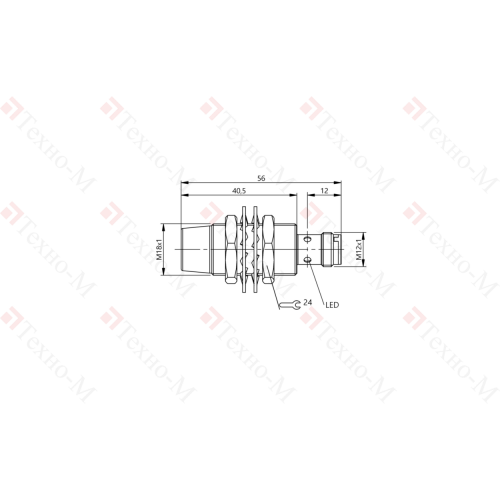 Индуктивный датчик Balluff BES M18ME-PSC12E-S04G-W08