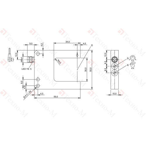 Щелевой датчик Balluff BGL 30A-002-S49