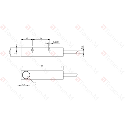 Индуктивный датчик Balluff BES Q12EC-PSD40B-ES05